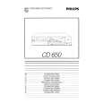 PHILIPS CD650 Manual de Usuario